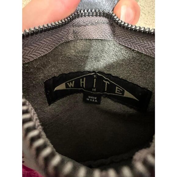 Kim‎ White Women's Round Chain Camouflage Gray Coin Purse - Picture 4 of 5